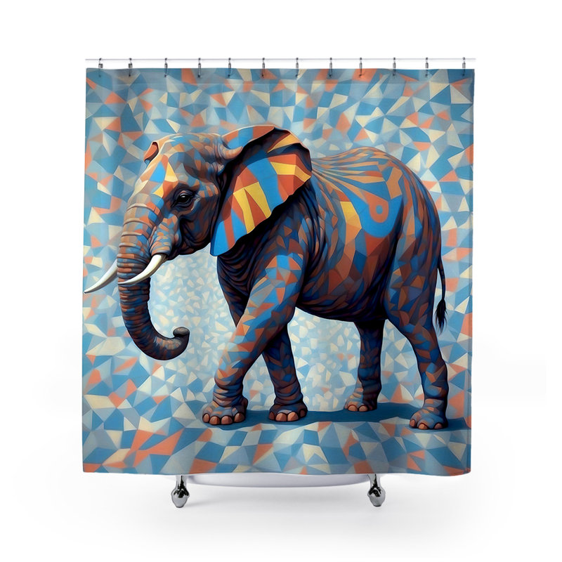 Rideau de douche Clovia Elephant