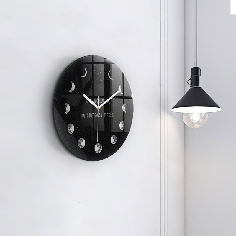 Glass Wall Clock