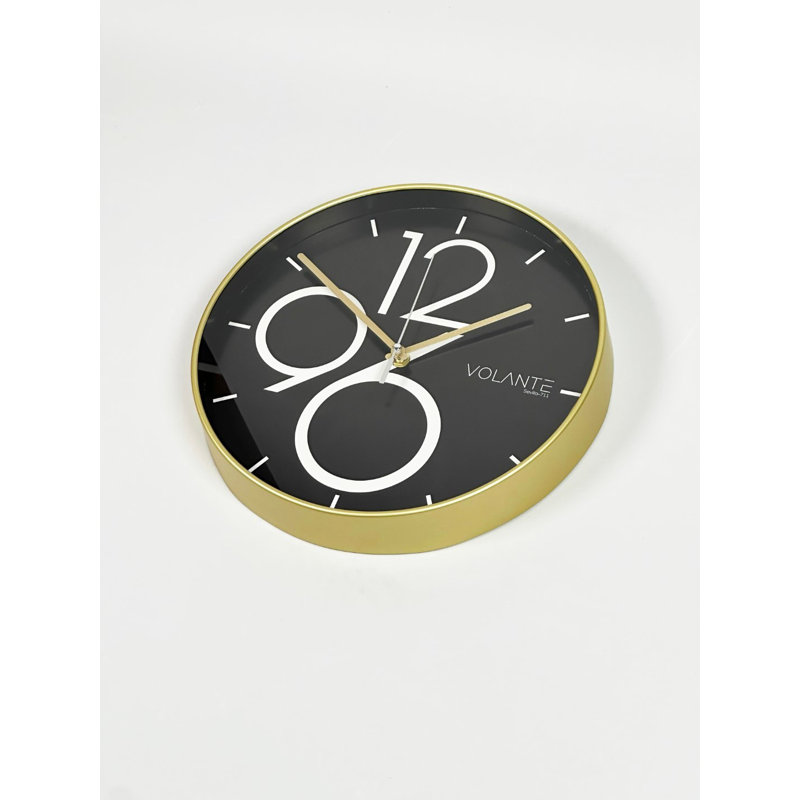 Anav Wall Clock, Gold