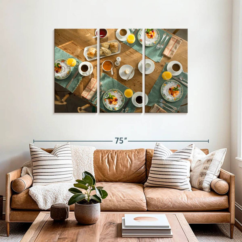 Breakfast Table, 36" H x 57" W