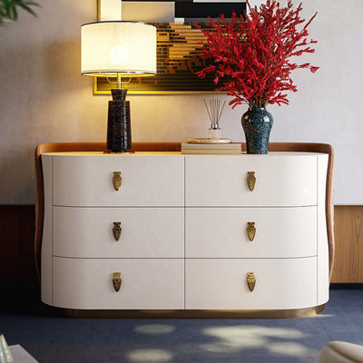 Italian-style light luxury drawers storage cabinet