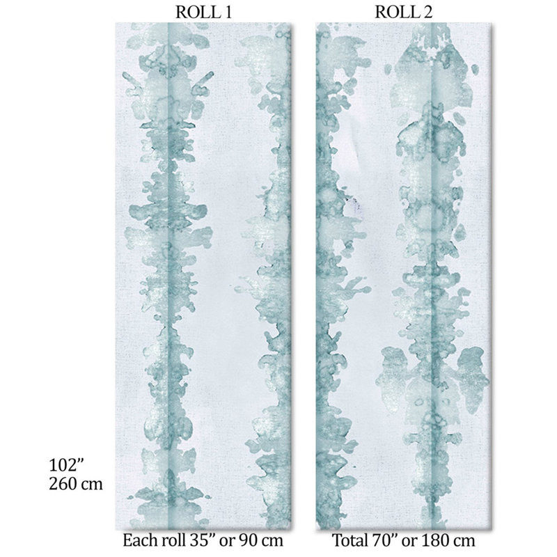 Black White Abstract Wallpaper, Light Blue