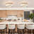 12" 2-Light Dimmable Crystal Flush Mount Lighting-1162605794