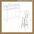 Space-Saving Counter-Height Dining Table Set with Foldable Stools-304506801