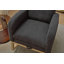 Fauteuil à bascule rembourré d'appoint avec poche latérale