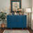 Richard Wooden Sideboard with 4 Doors & Shelves