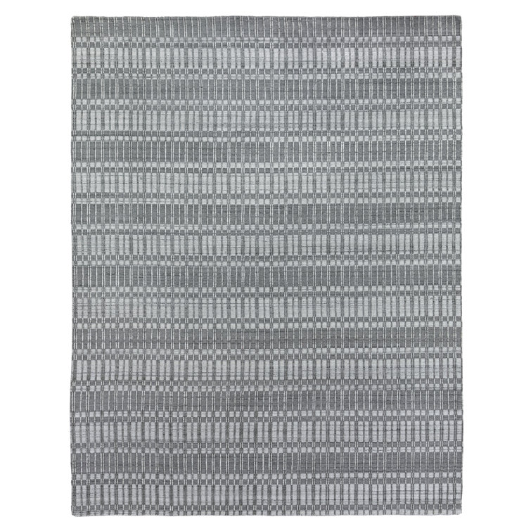 Provident Geometric Area Rug in Dark Gray