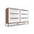 Lira Premium Wooden Dresser for Bedroom - Solid Wooden Frame, Spacious Sag-Proof Fabric Drawers with Sleek Metal Handles - Premium & Durable Storage Solution for Your Home-2063404366-2067706445