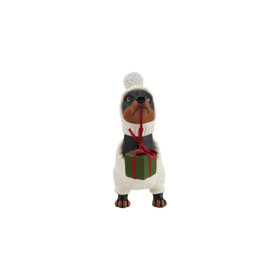 Boîte à souvenirs Festive Stone Dachshund