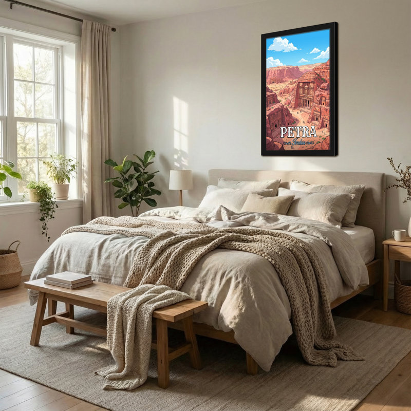 Scénario et paysages urbains Petra Jordan, H 18 po x l 12 po