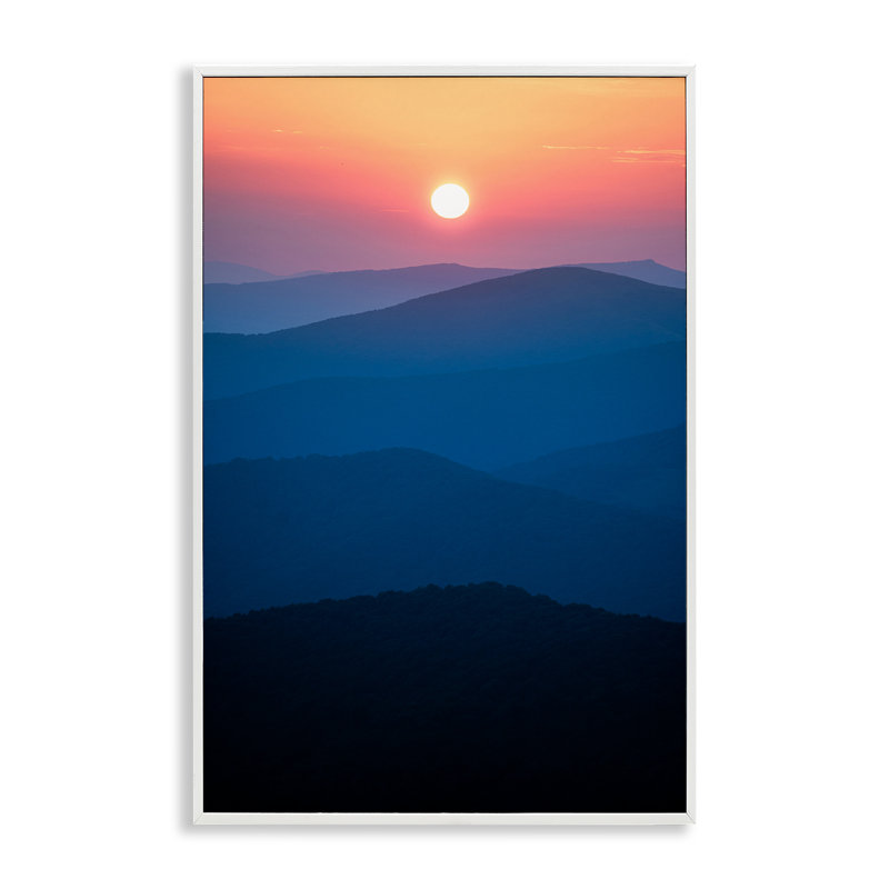 Tennessee Mornings Sunrise, giclée encadrée, design par Jared Kreiss, H 30 po x l 20 po