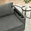 Ensemble de canapé luxueux avec rangement et porte-gobelets pour le confort du salon