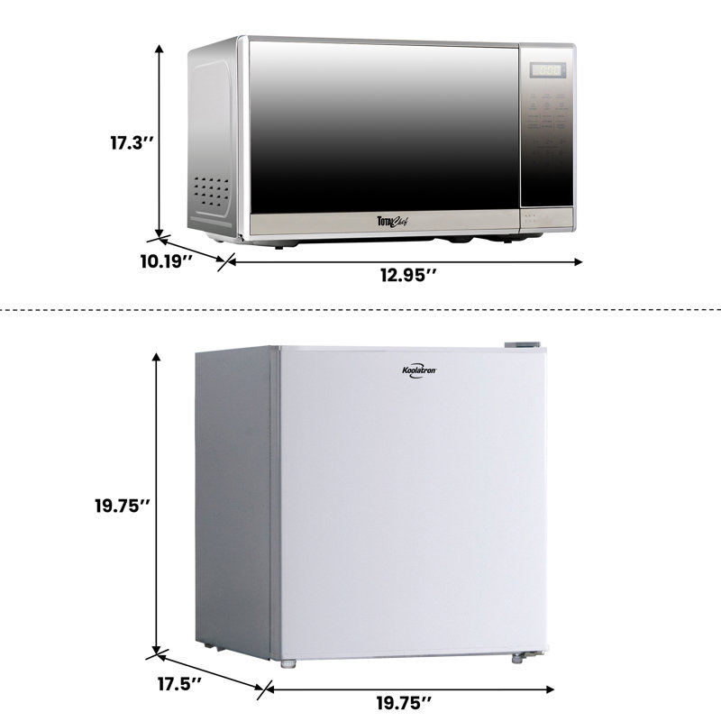 Réfrigérateur compact 1,7 pi cu avec congélateur Koolatron