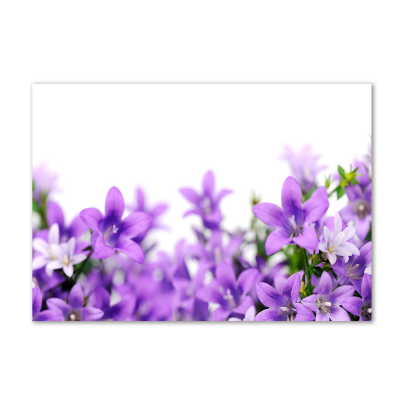 Purple Bells - No Frame Print on Canvas