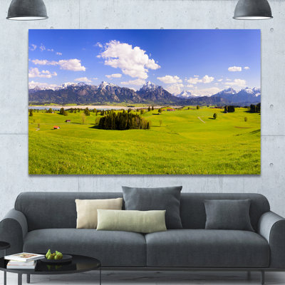 " Green Bavaria Field Panorama "