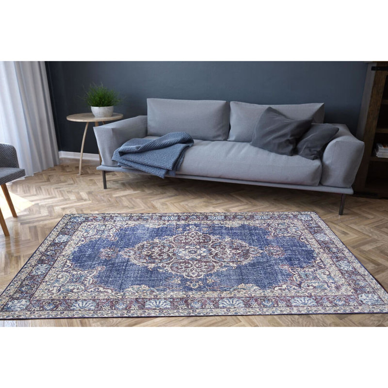 Premium 100% Polyester Area Rug, 6.9 x 10.2 ft | 1850 g/m², 0.2 in Pile Height | Recycled Poly Cotton Underside | Machine Washable at 30°C | Soft, Durable, Eco-Friendly Design for Modern Living Spaces