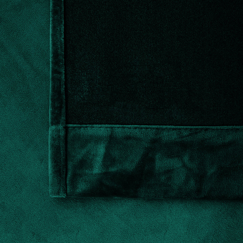Erno Sheer Crushed Velvet Eyelet Curtains, 117 W x 137 D cm, Green