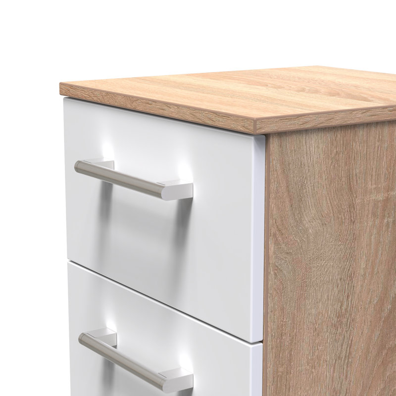 Devon 37cm W Manufactured Wood Bedside Table
