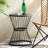 Artistic Matte Black Outdoor Side Table-628770366-628770355