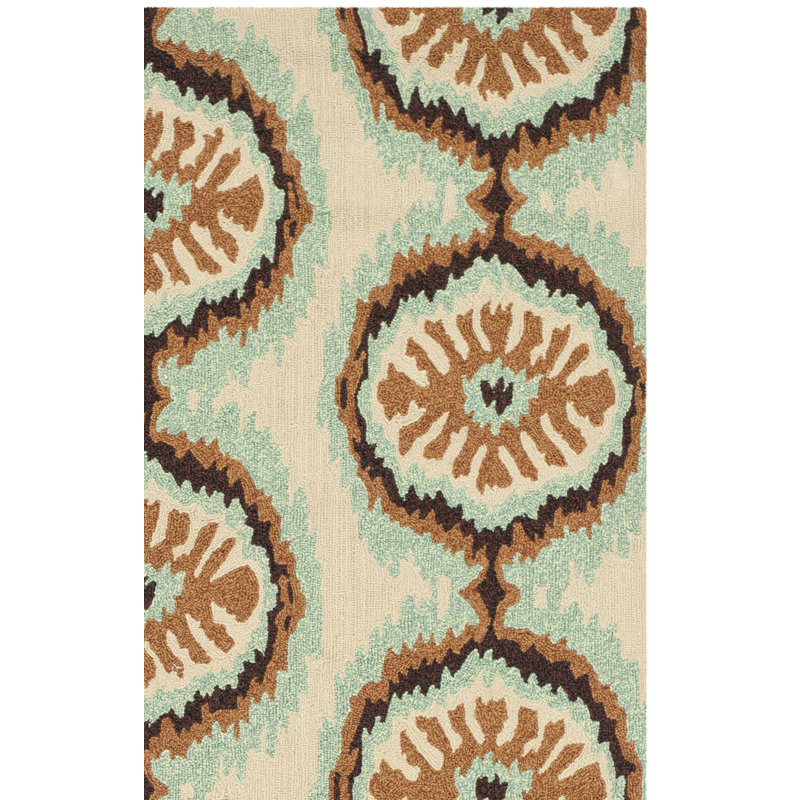 Puri Hand Hooked Performance Southwestern Rug, Rectangle 2'6" x 4'