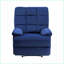 Fauteuils inclinables, fauteuil inclinable moderne en bois massif avec dossier capitonné carré & amp; Accoudoirs à plateau-coussin, velours bleu royal | 1 pièce-1729649203