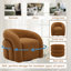 Fauteuil d'appoint pivotant de style moderne entièrement rembourré Aunna-1733021943