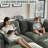 Chenille Modular Sleeper Sofa | Cloud Style Convertible Sectional Couch, Soft Fabric, Modern Living Room Furniture-1557527482
