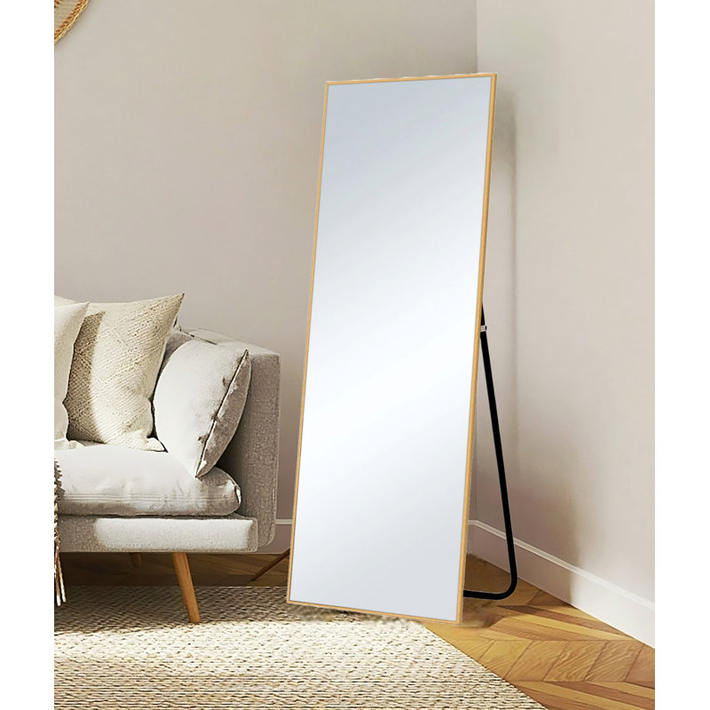 Miroir sur pied Koudia, Or, 71 po x 24 po