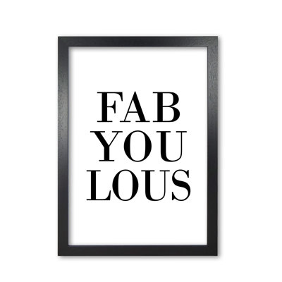 Fabyoulous - Print