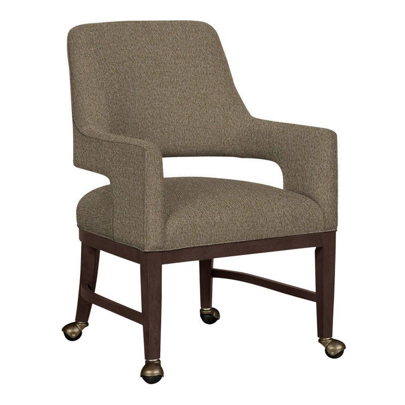 Chaise avec accoudoirs Josie Grande, Polypropylène / oléfine 9508 noisette, Tabac