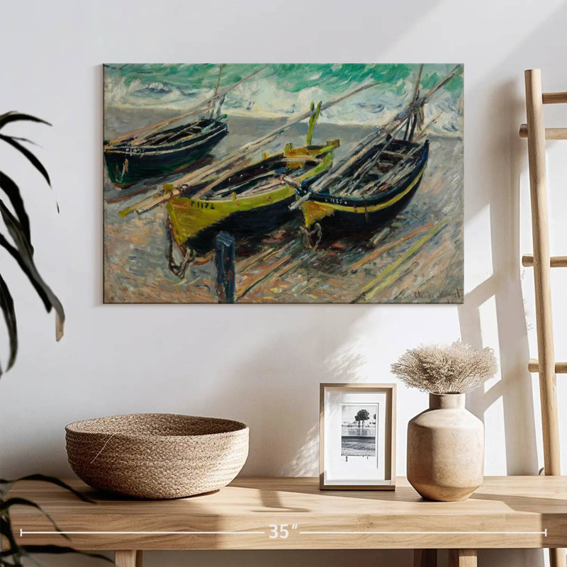 Mehar Three Fishing Boats 1886