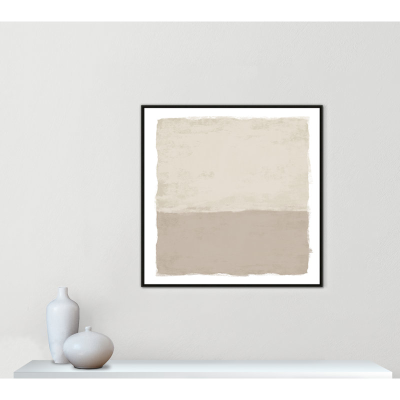 «Silent Sands II» par Natalie Carpentieri, Espresso, H 41,5 po x l 41,5 po
