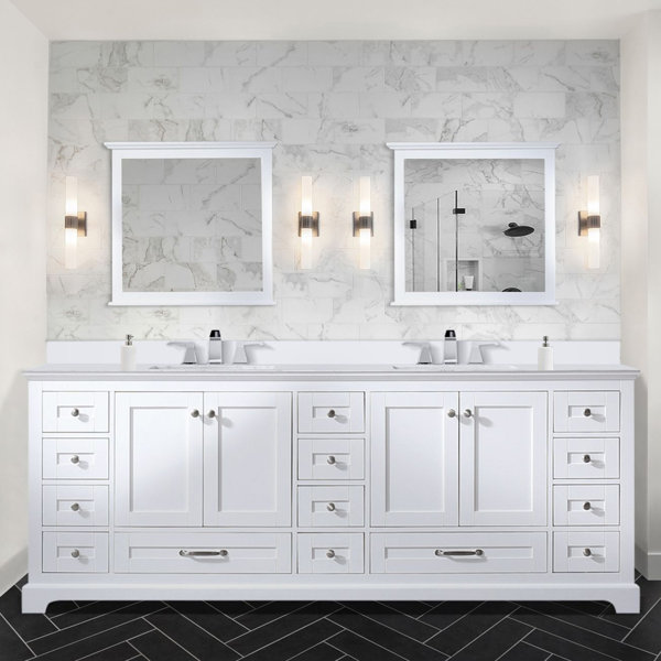 84 Inch Double Sink Vanity W Tower