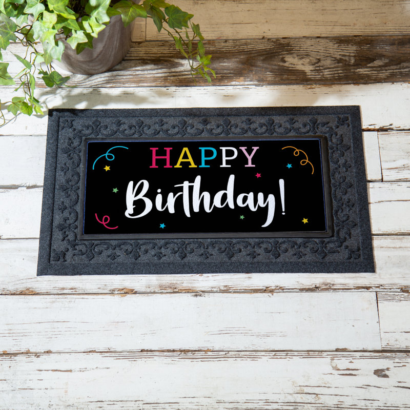 Tapis de fête Happy Birthday Sassafras