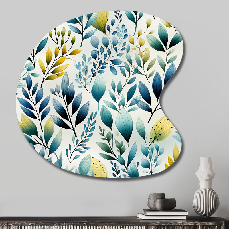 «Henriksen - Unique Shape botanical», reproduction d'art asymétrique, H 27 po x l 27 po