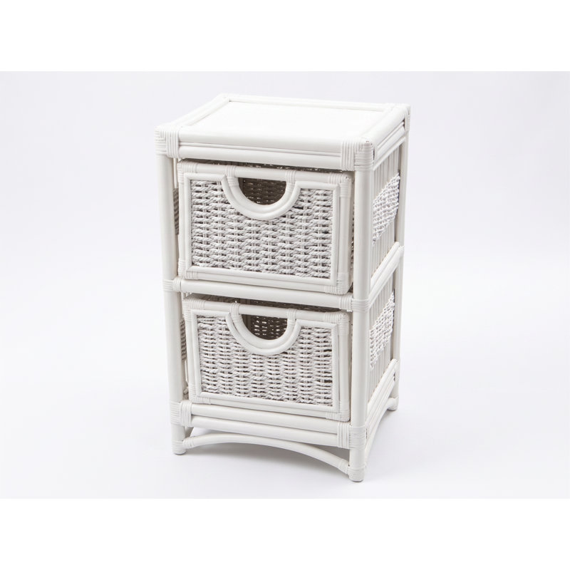 Commode d'appoint 2 tiroirs Cabery
