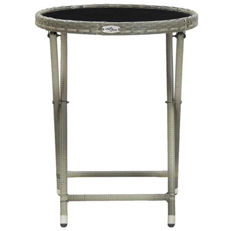 Foldable Coffee Table, Light Gray