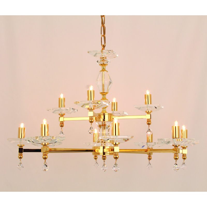 12-Light Candle Style Chandelier