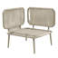 Fauteuil club d'extérieur moderne
