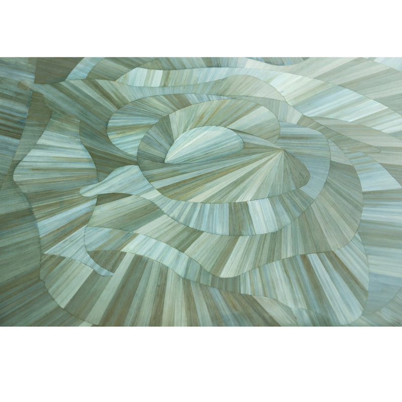 Water Seaglass Martini Table, 23" H x 21.5" W x 21.5" D