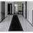 Custom Size Runner Rug Solid Border Black Berber Style Indoor/Outdoor Non Slip Latex Backing-73833199