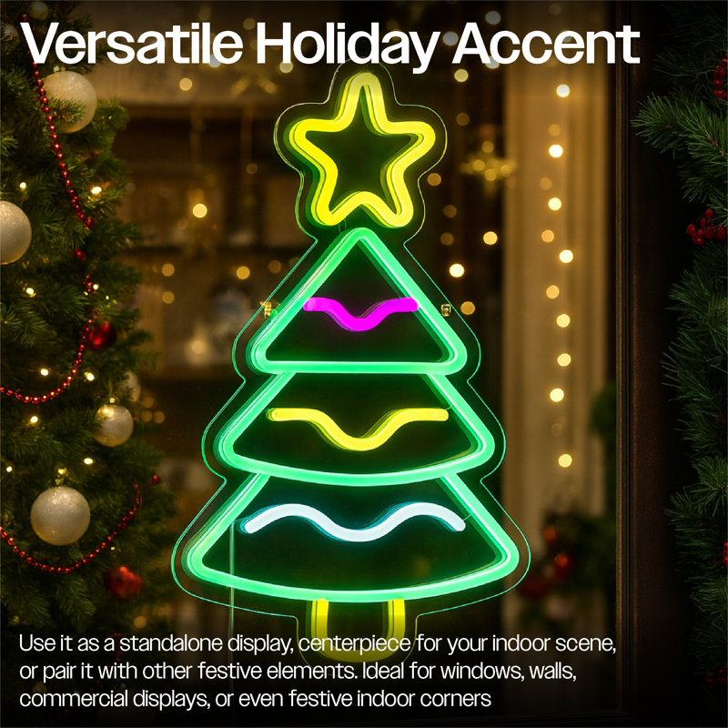 LED Lighted Window Décor