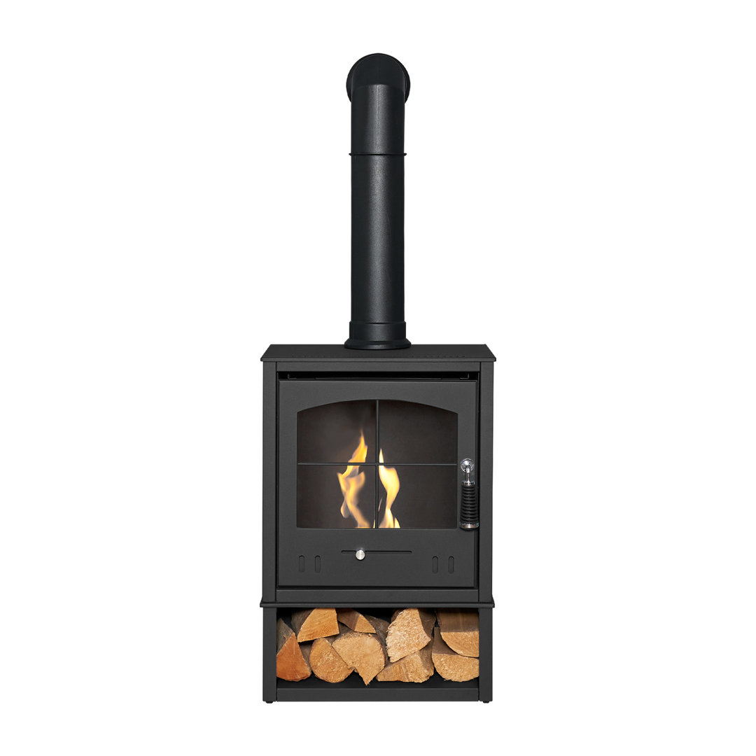 Addington Belfry Heating 44cm W Black Bio-Ethanol Stove