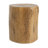 Achilles 16.25'' Rustic Hand-Painted MGO Tree Stump Side Table