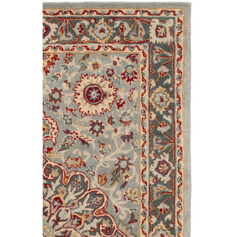Cranmore Hand Tufted Wool Floral Rug, Rectangle 2' x 3'