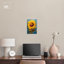 Impression sur toile tournesol impressionniste, Art Remedy-105316867-105316870