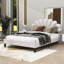 Lit plateforme tapissier en bois avec tête de lit Mireia-391116166-391116167