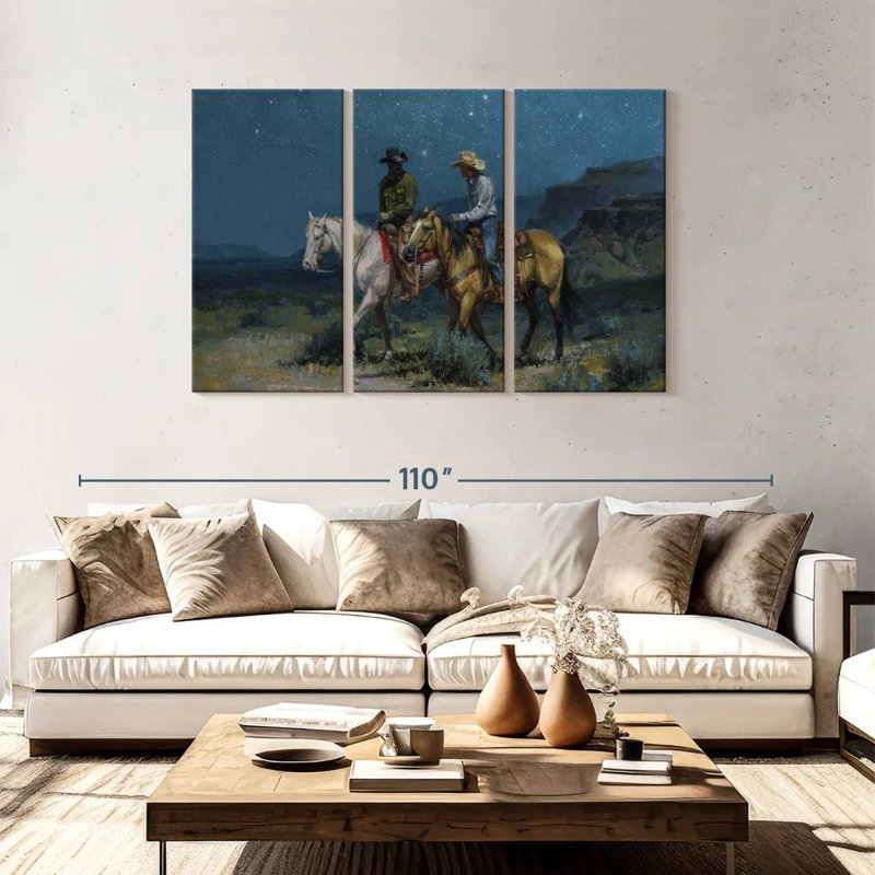 Lelar Night Riders, 48" H x 74" W