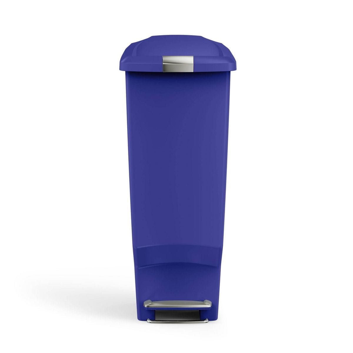 simplehuman 10.6gal Slim Step-On Can, Indigo