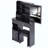 Small Space Left Drawer Desktop Vanity Table + Cushioned Stool, Extra Large Right Sliding Mirror, Multi Layer High Capacity Storage, Practical Fashionable Dresser, Suitable For Small Space-1223888500